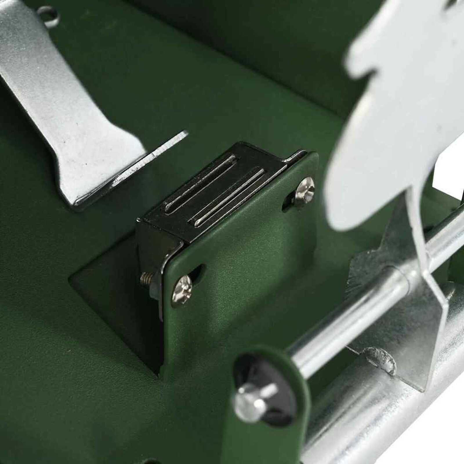 vidaXL Kogelval Groen 14 x 14 x 19 cm Staal
