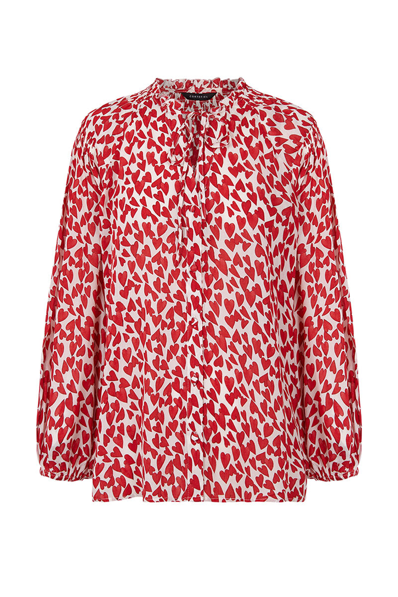 Camisa estampada - Estampa branca