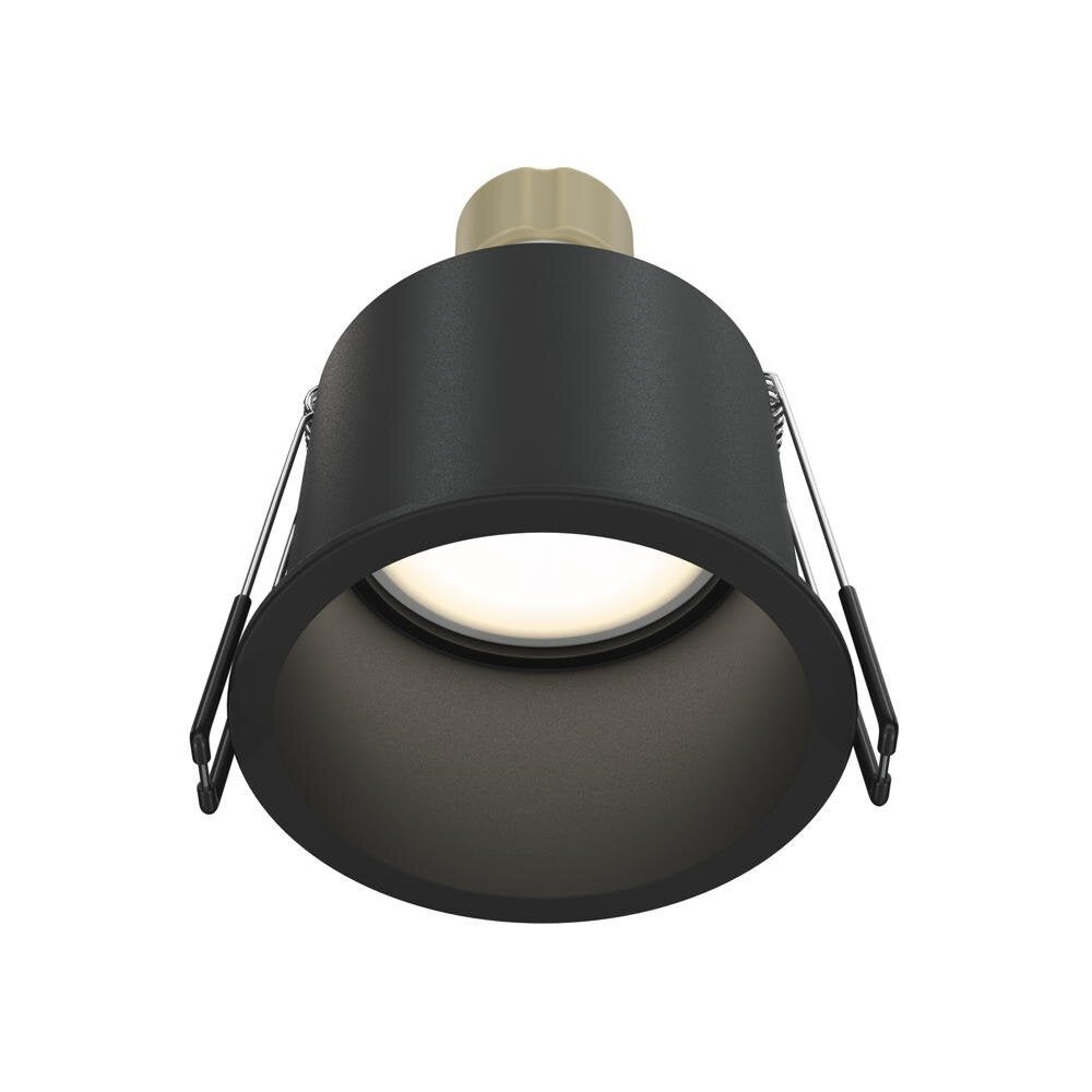 Reif inbouw plafondspot in zwart GU10 54mm