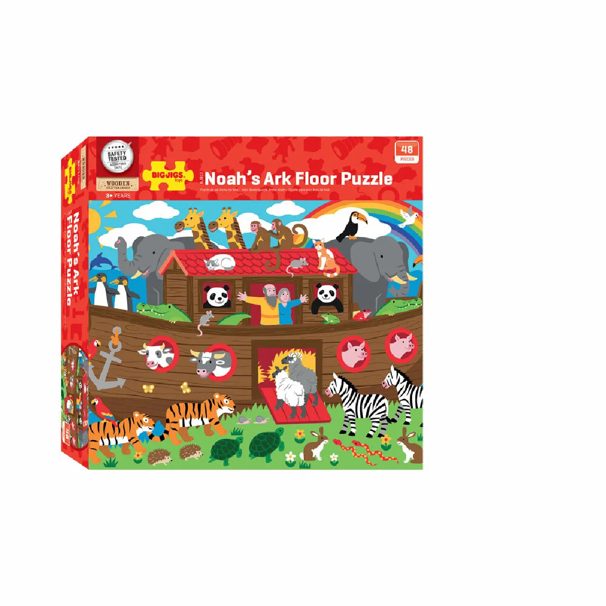 Bigjigs Toys Puzzle sol L'Arche de Noé