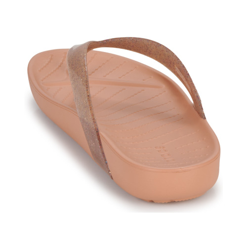 Crocs - Crocs Splash Glitter Flip - Corail