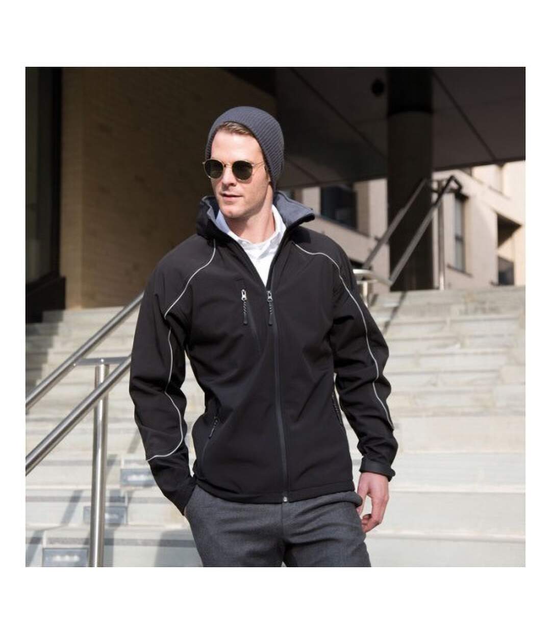 Result Ice Fell - Veste imperméable respirante à capuche - Homme (Noir) - UTBC855