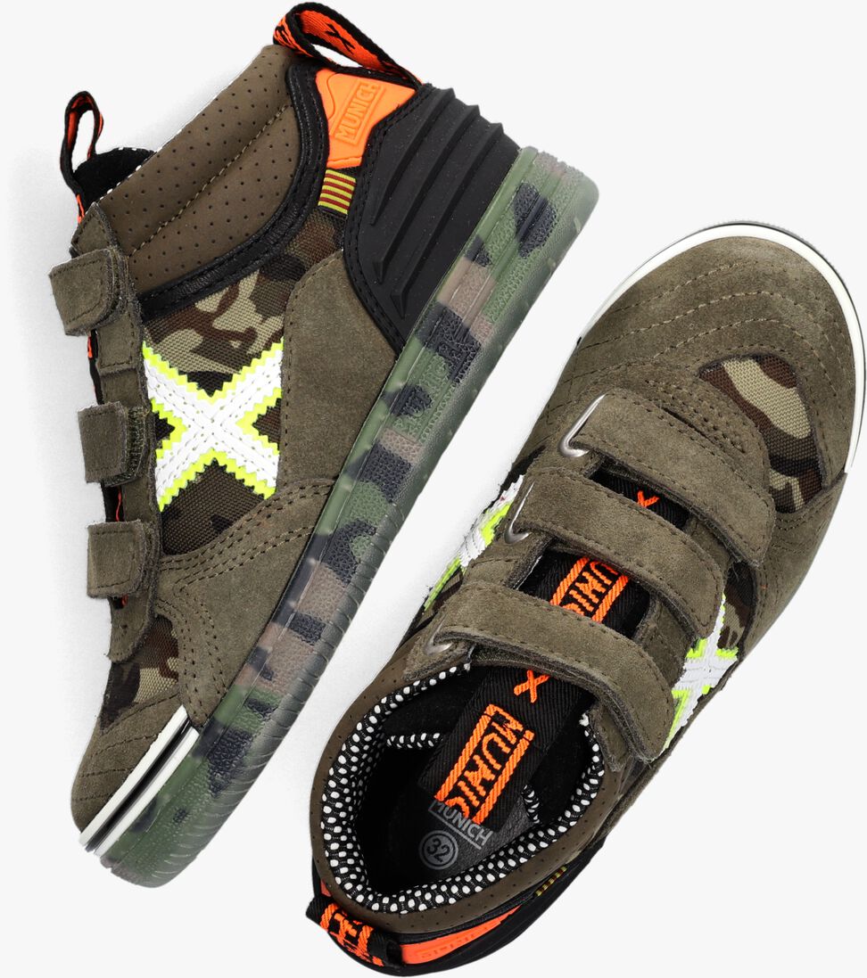 MUNICH groene munich hoge sneaker g3 boot velcro