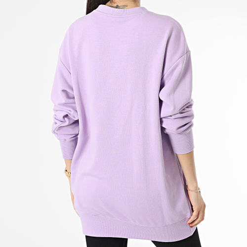 Sweat Crewneck Oversize Femme 116356 Lavande