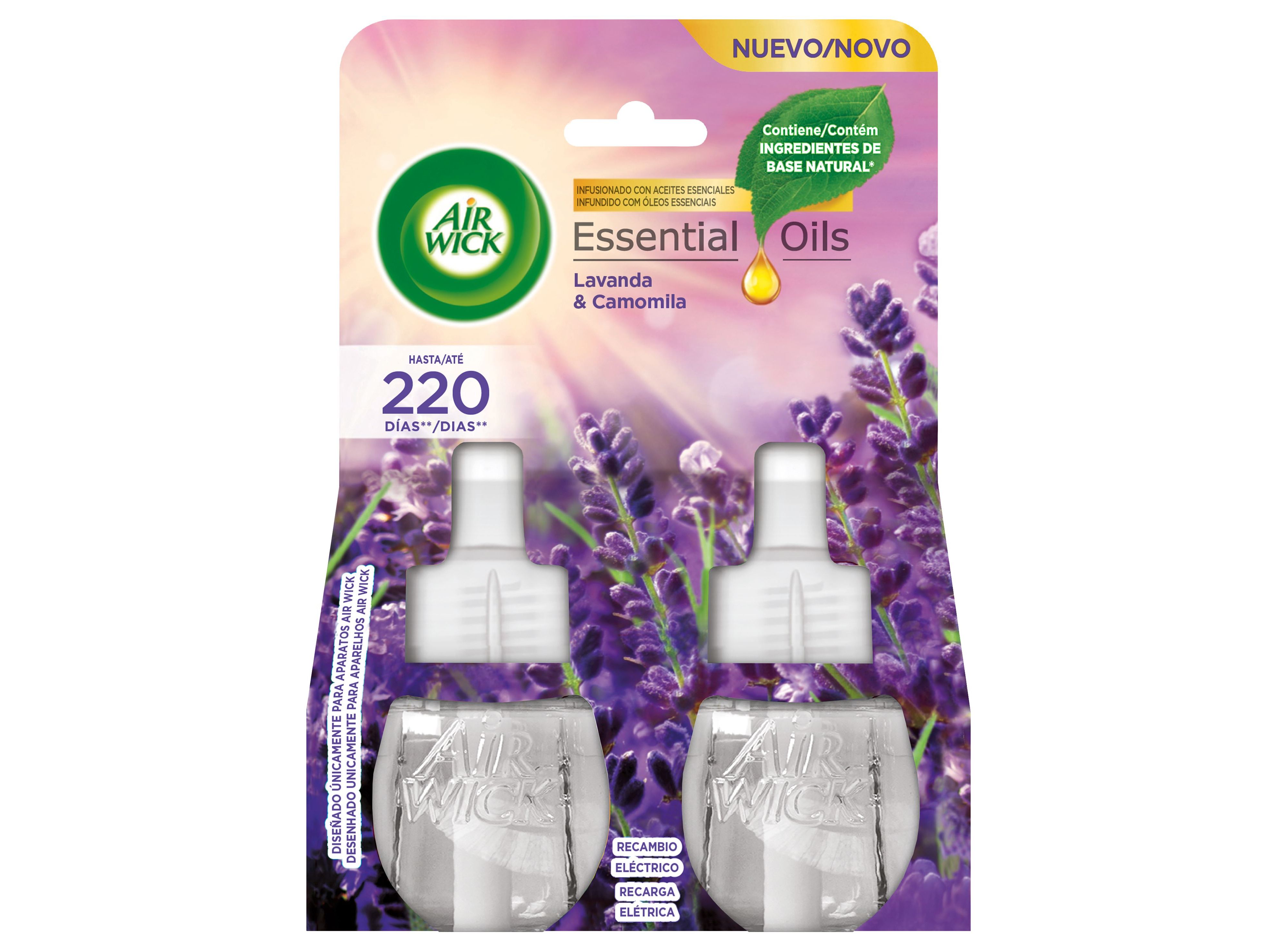 AMBIENTADOR AIR WICK RECARGA LAVANDA 2X19ML