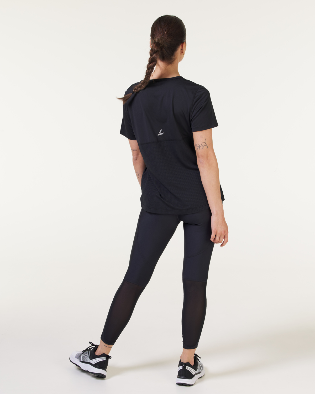 LEVITY Fast Track Mesh Tights 7\8 Black