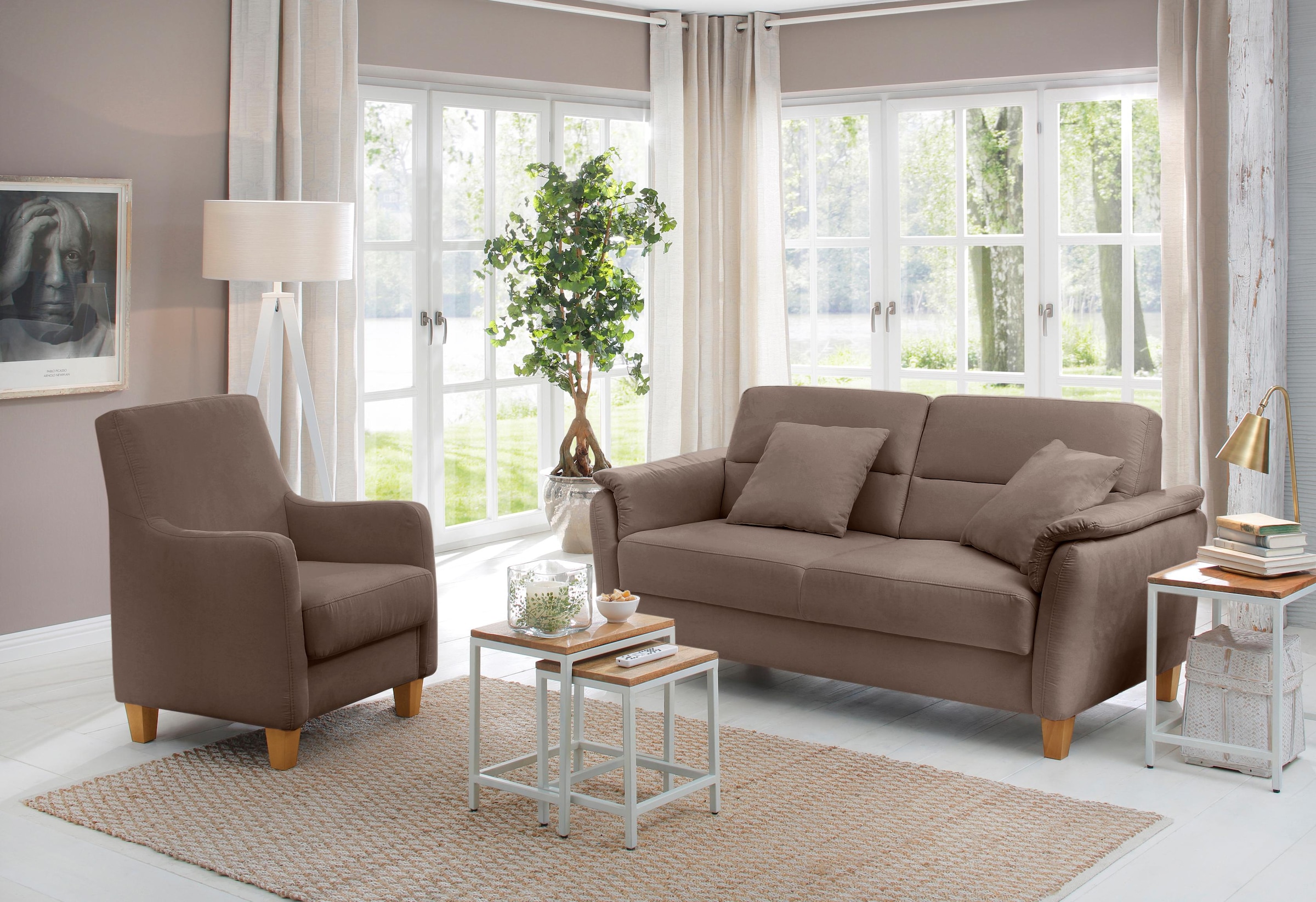 Home affaire Sessel »Palmera, B: 70 cm« mit Federkern