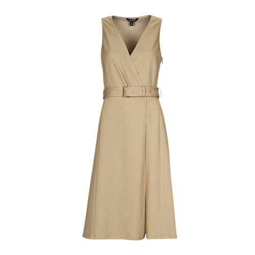 Lauren Ralph Lauren - NICHOLINA-SLEEVELESS-DAY DRESS Beige