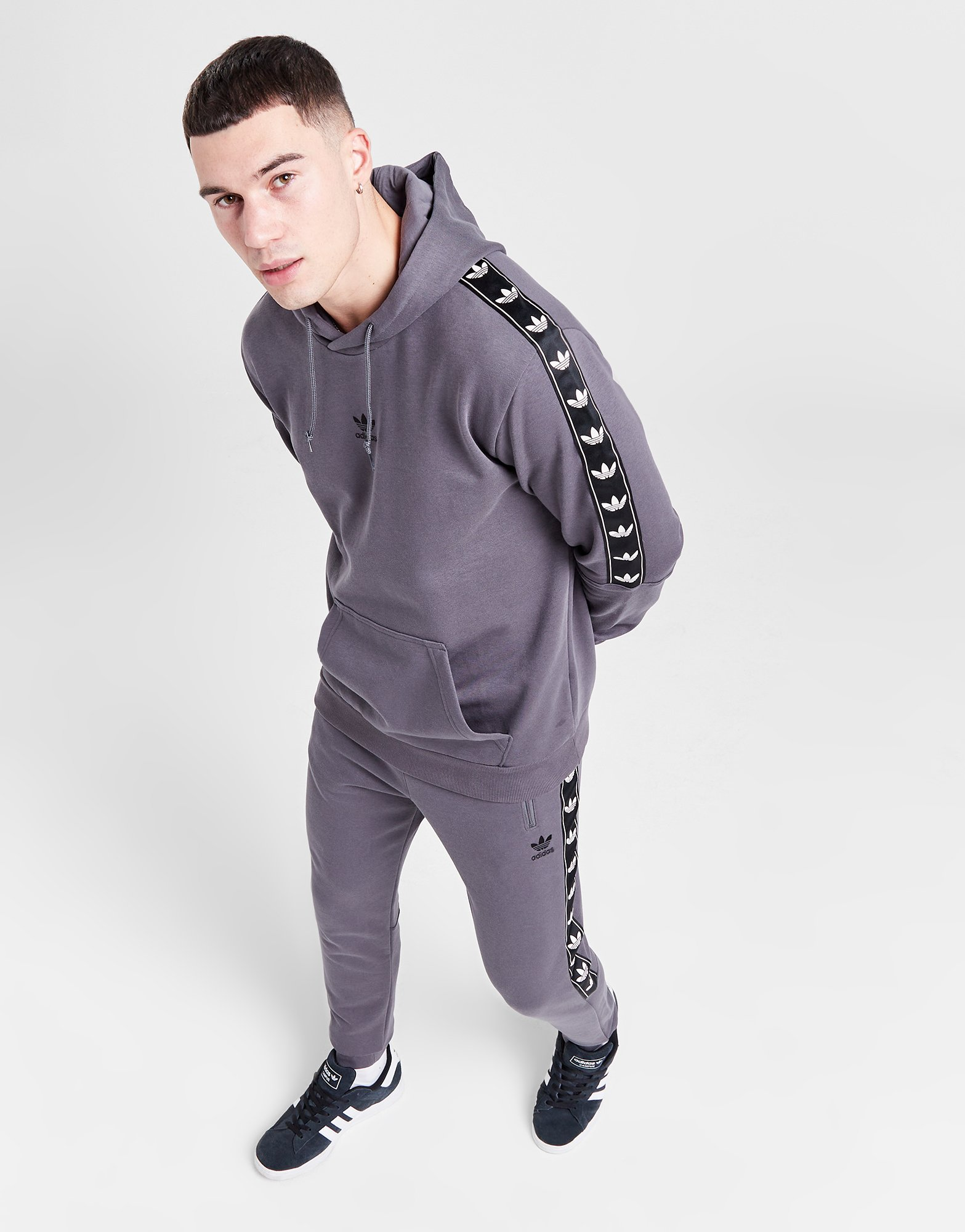 adidas Originals Sweat à capuche Tape Homme