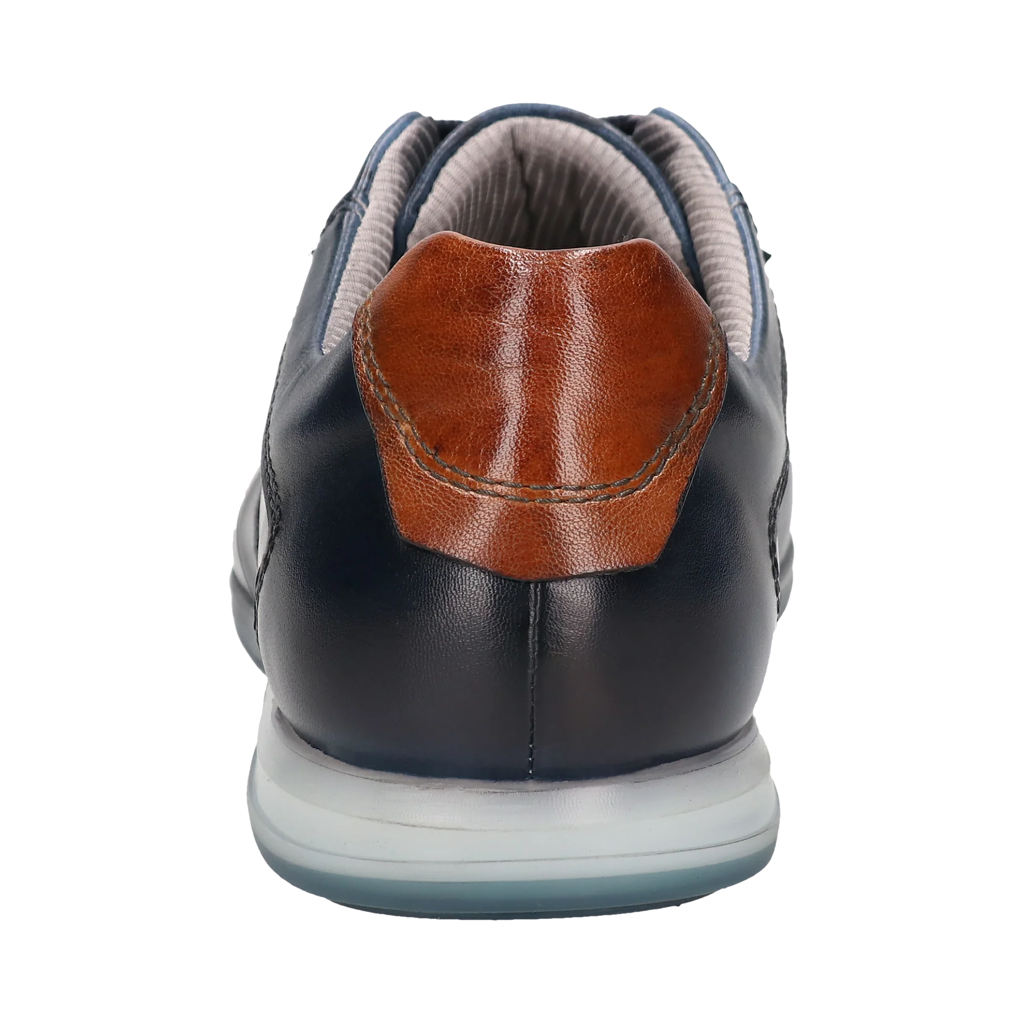 Leder Sneaker dunkelblau