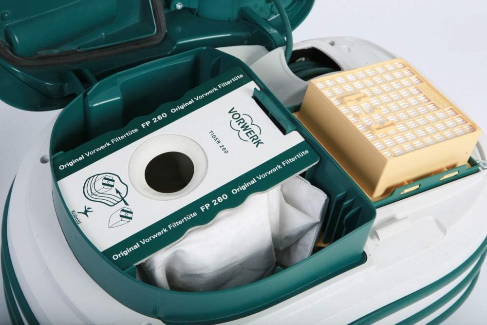 Vorwerk Tiger 260 + EB 360 - VT260 generalüberholt vom Fachhändler mit 3 Jahren Garantie - Top Zustand - Der Staubsauger ist für Allergiker geeignet