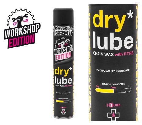 Spray Lubrifiant Muc-Off pour conditions sèches ''Dry Lube'' 750ml