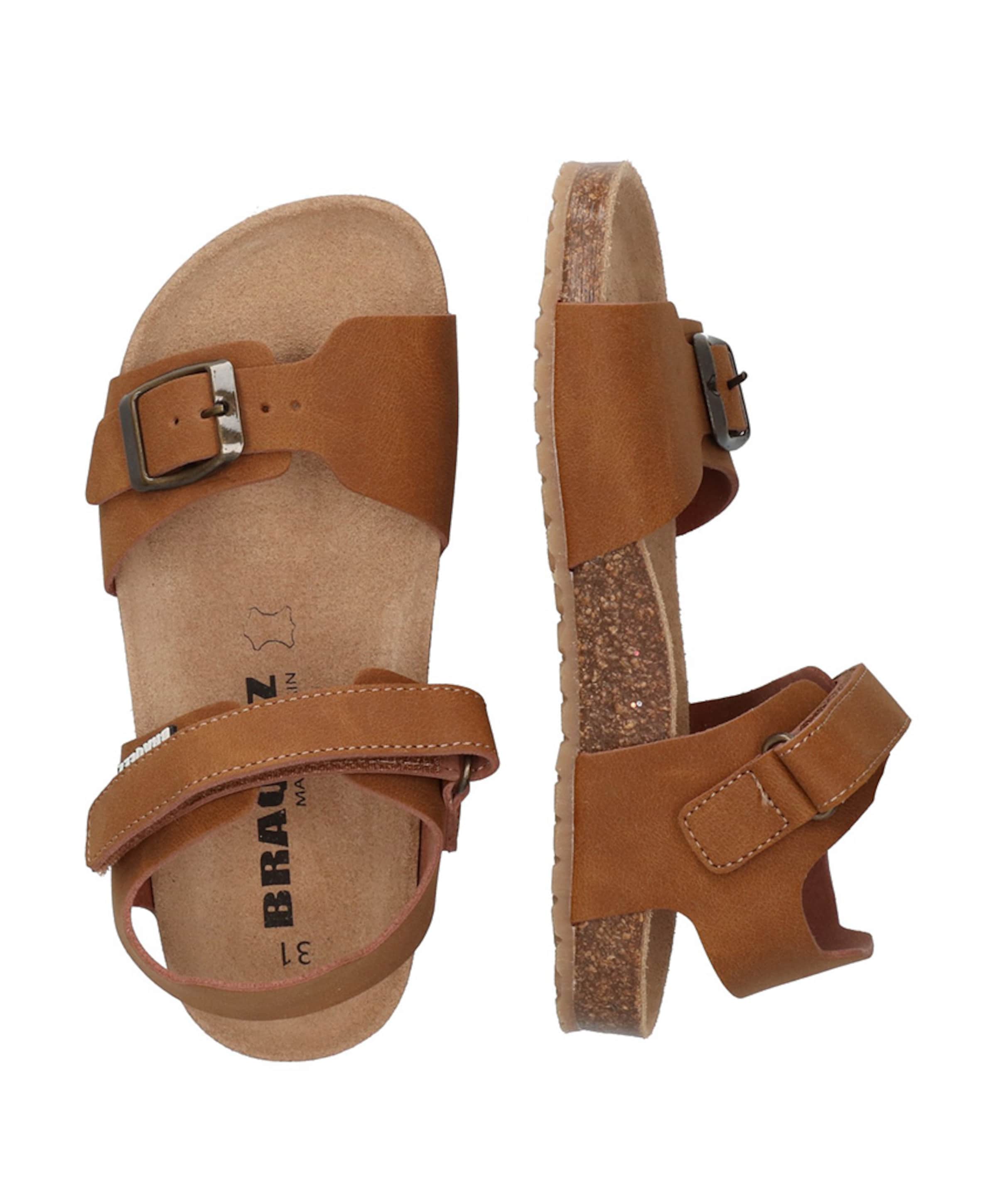 Braqeez  Sam jongens sandalen bruin