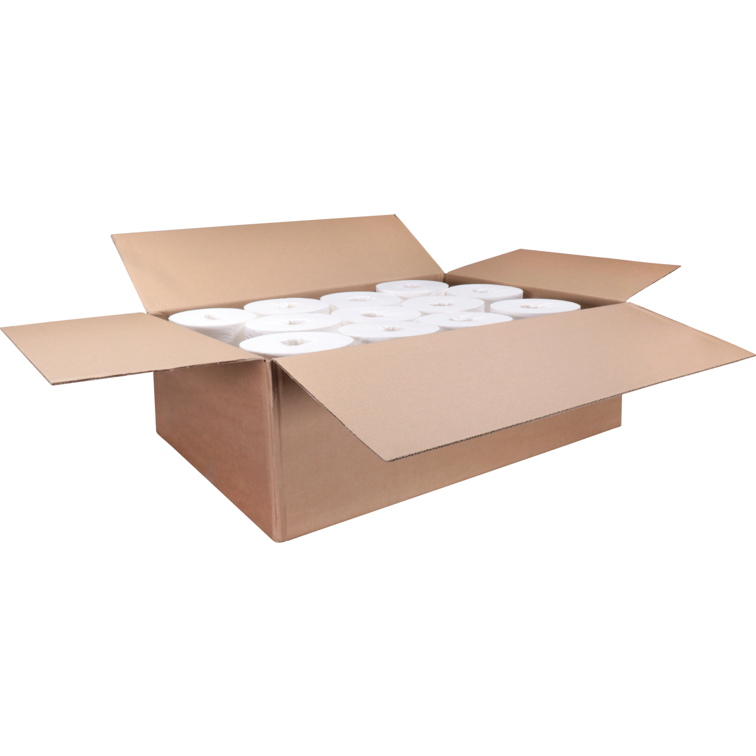 Poetspapier, 1-laags, kernloos, 20cm, 115m, cellulose, wit