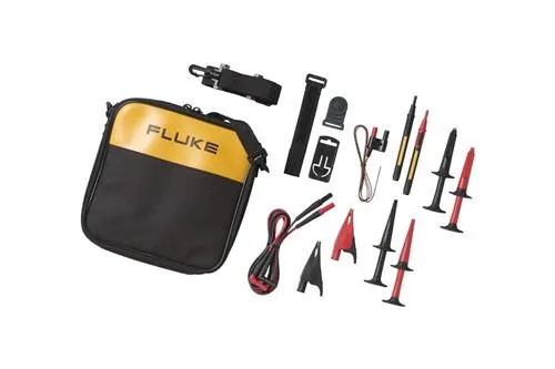 Fluke TLK289, Testledning, sonde og klipsæt, Sort, Rød