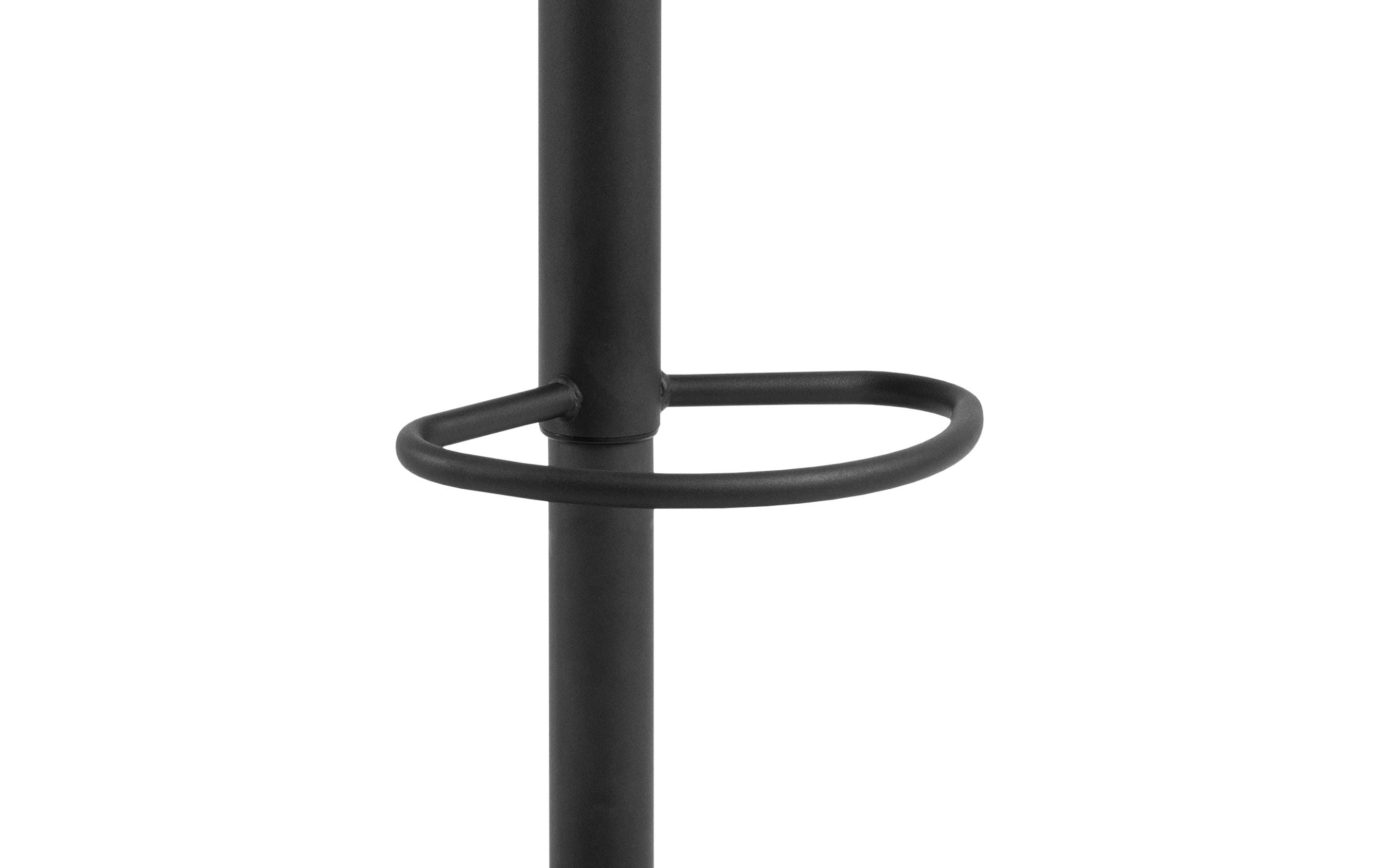 Barhocker Flynn, 2 Stück, 44 x 107 cm, Dunkelgrau<br>Klassische Barstühle mit modernem Touch