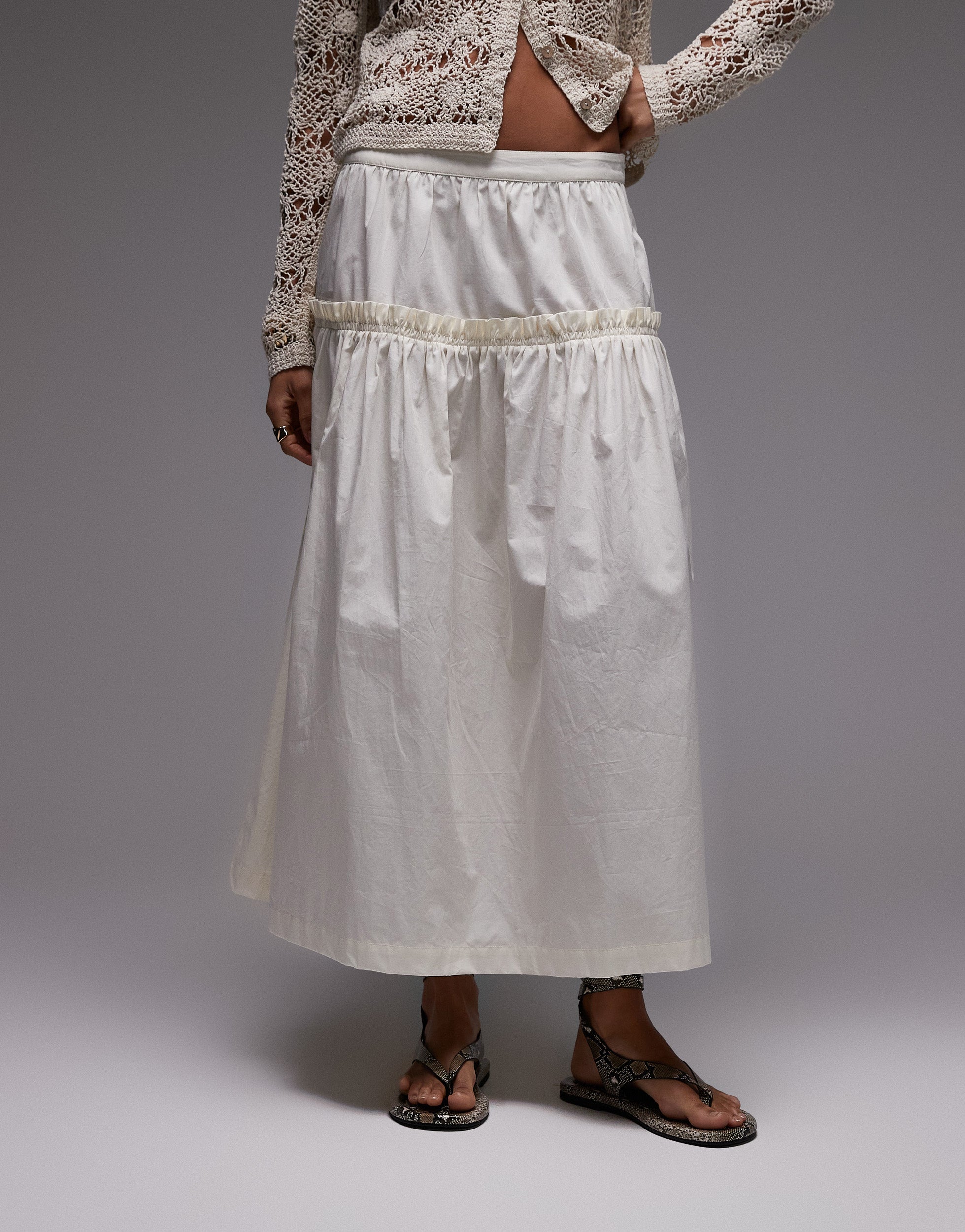 TOPSHOP Lange rok