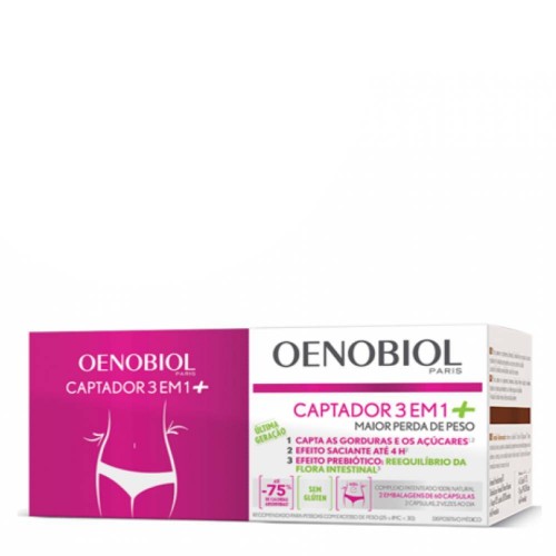 Oenobiol Captador 3 em 1  2x60 Cápsulas Preço Especial
