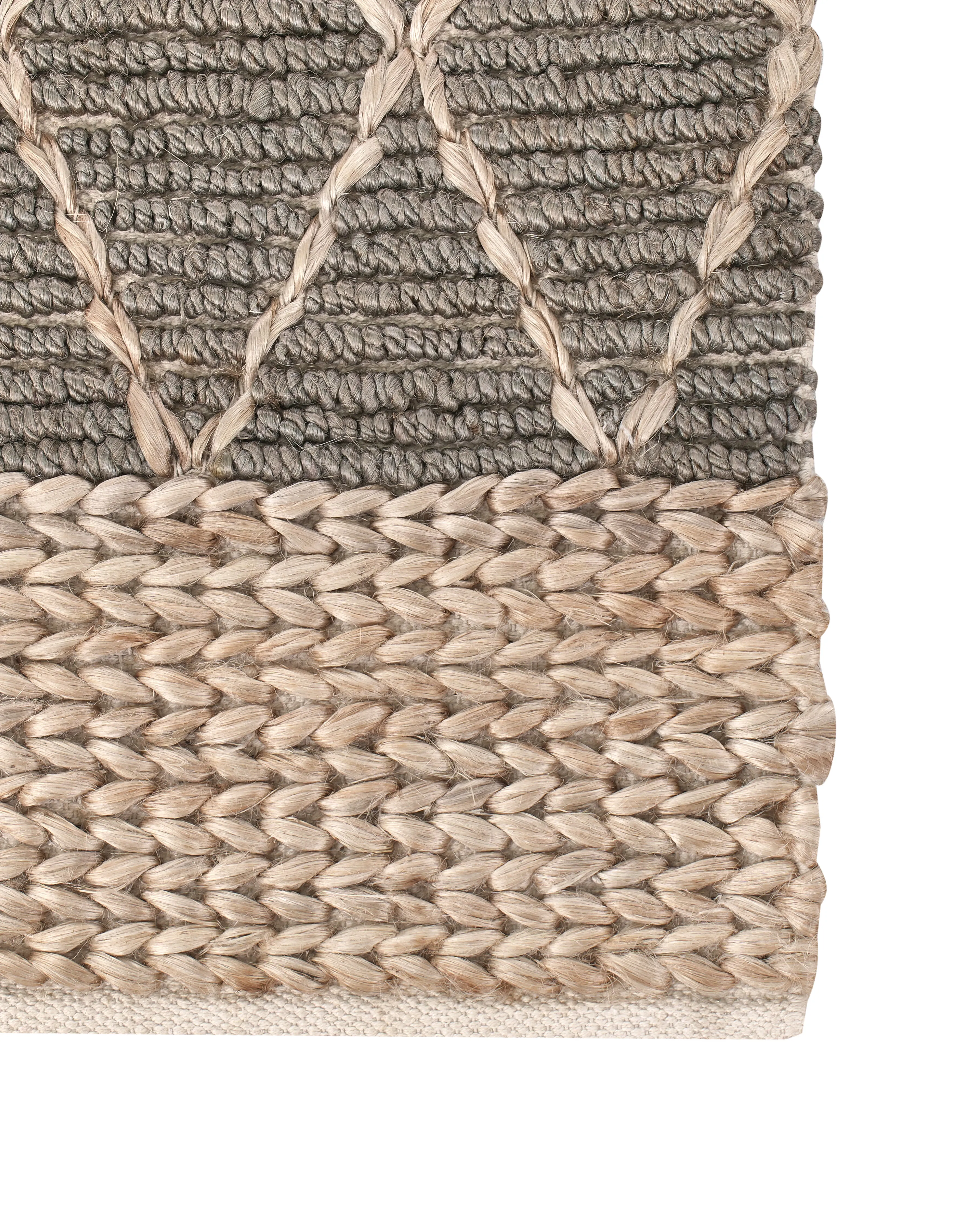 Vloerkleed TELLIKAYA Grijs 200 x 300 cm Jute
