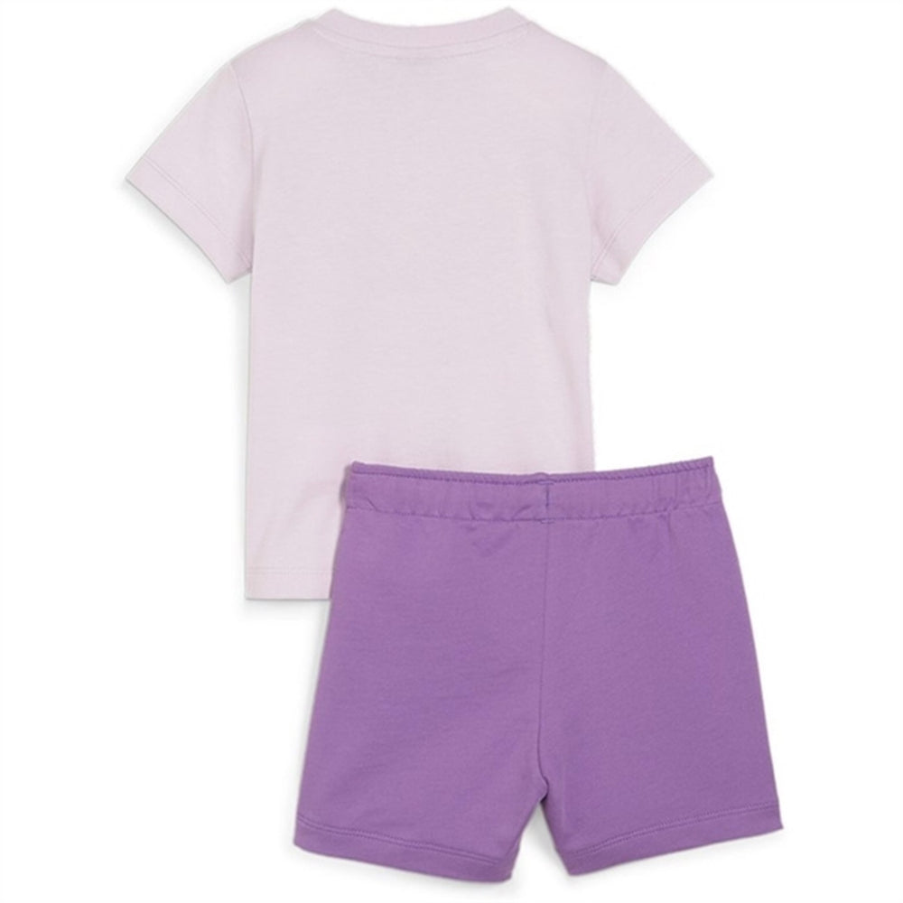 Køb Puma Minicats T-Shirt Og Shorts Sæt Purple