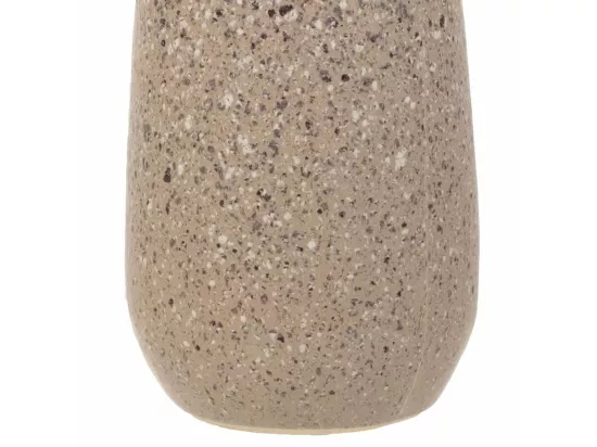 Vase en céramique argentée 12,5x12,5x28h