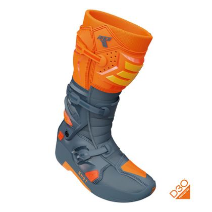 Bottes cross Shot RACE 8 2024 - Gris / Orange