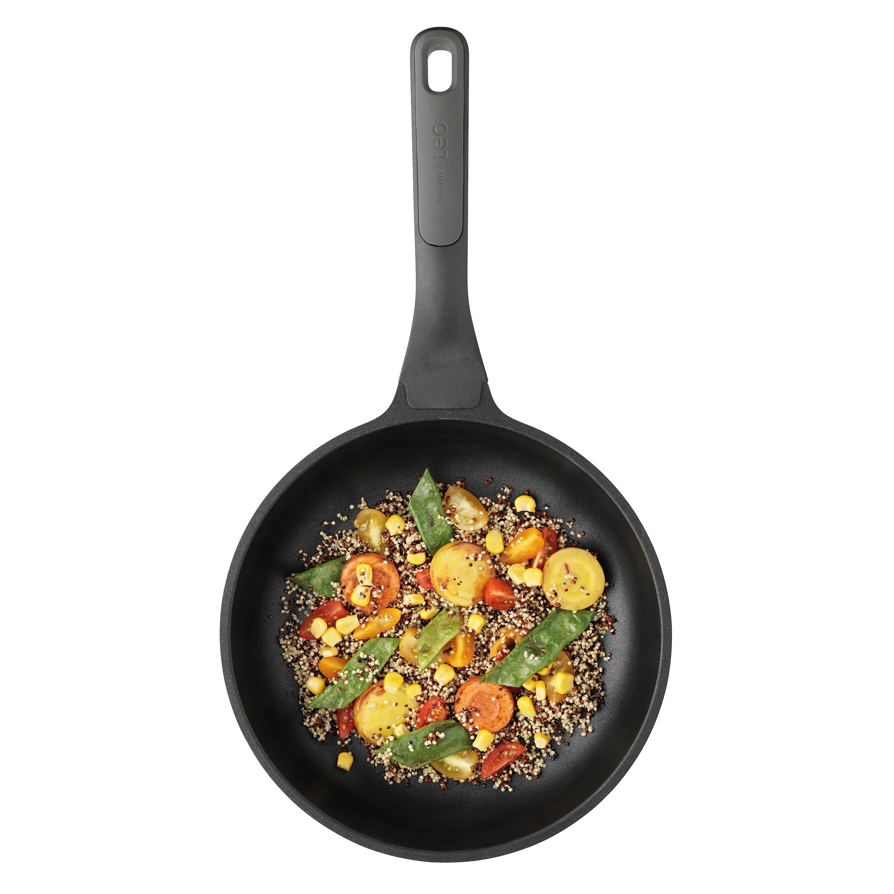 BergHOFF LEO STONE  Bratpfanne - Schwarz / B: 46.0 cm x T: 25.3 cm x H: 10.4 cm