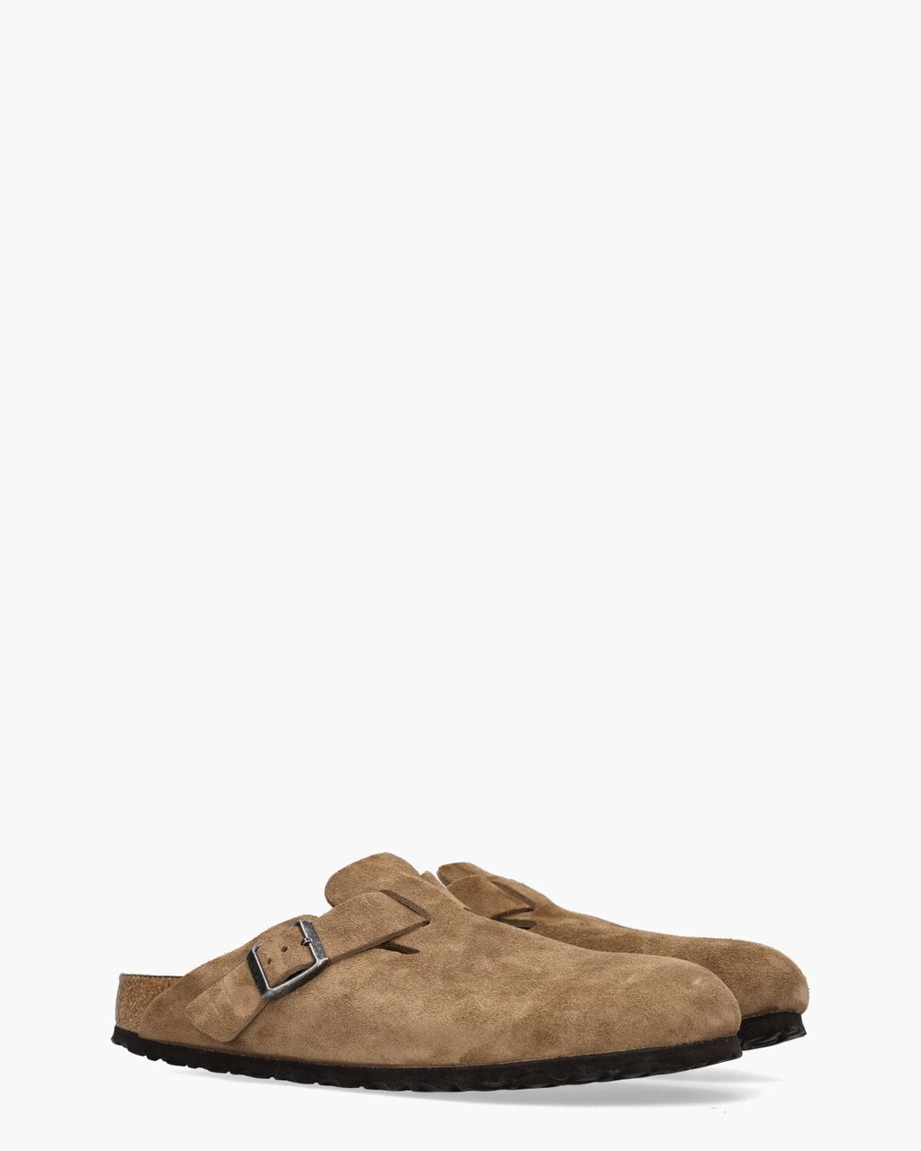 Birkenstock Boston Donkerbruin Herenslippers