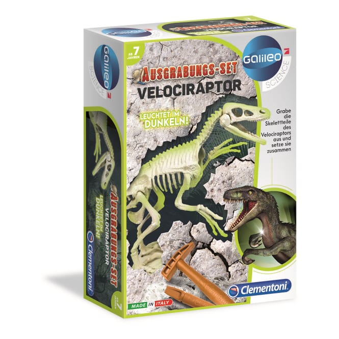 Galileo - Ausgrabungs-Set Velociraptor - Clementoni