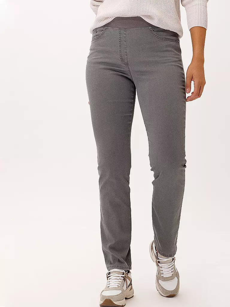 RAPHAELA BY BRAX Hose Slim Fit PAMINA grau