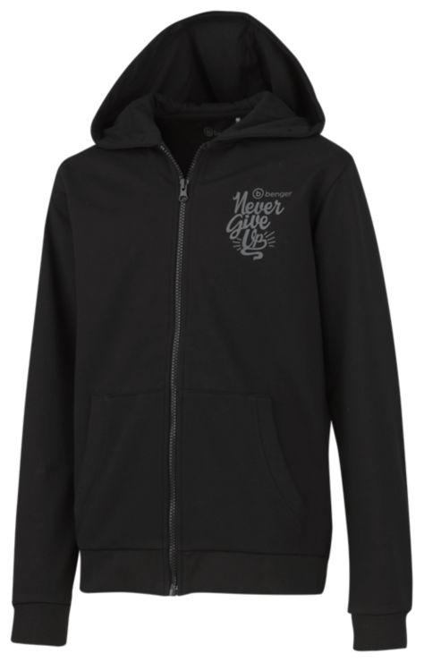 BengerBW HOODY JACKET - schwarz