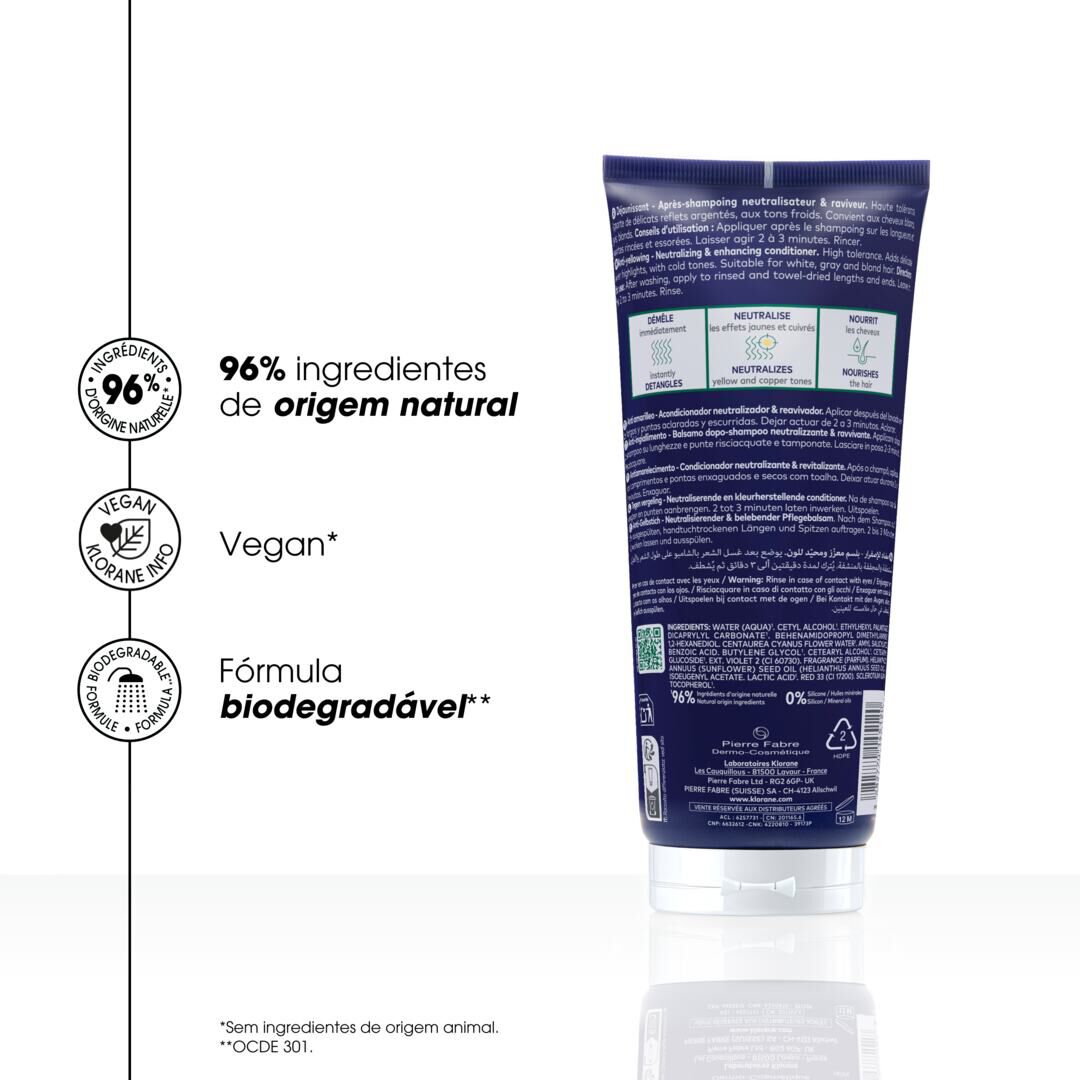 KLORANE  Condicionador Centáurea BIO - 200ml