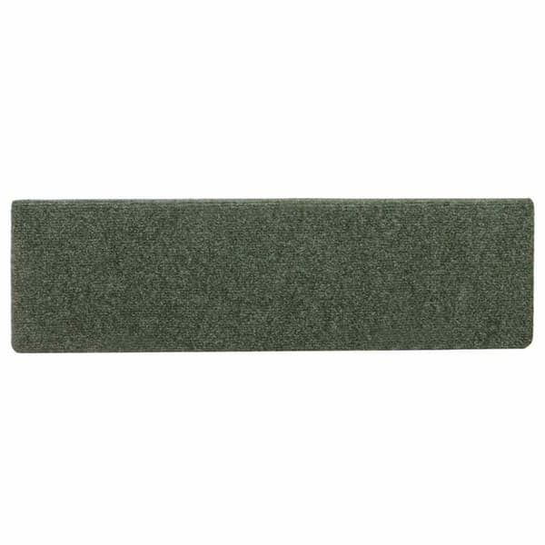 vidaXL Trappematter 15 stk nålestempel 65x21x4 cm brun
