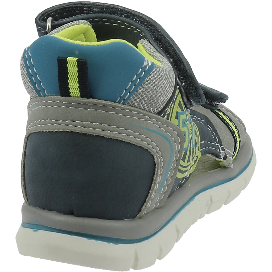Be Mega Sandale navy-grey-yellow