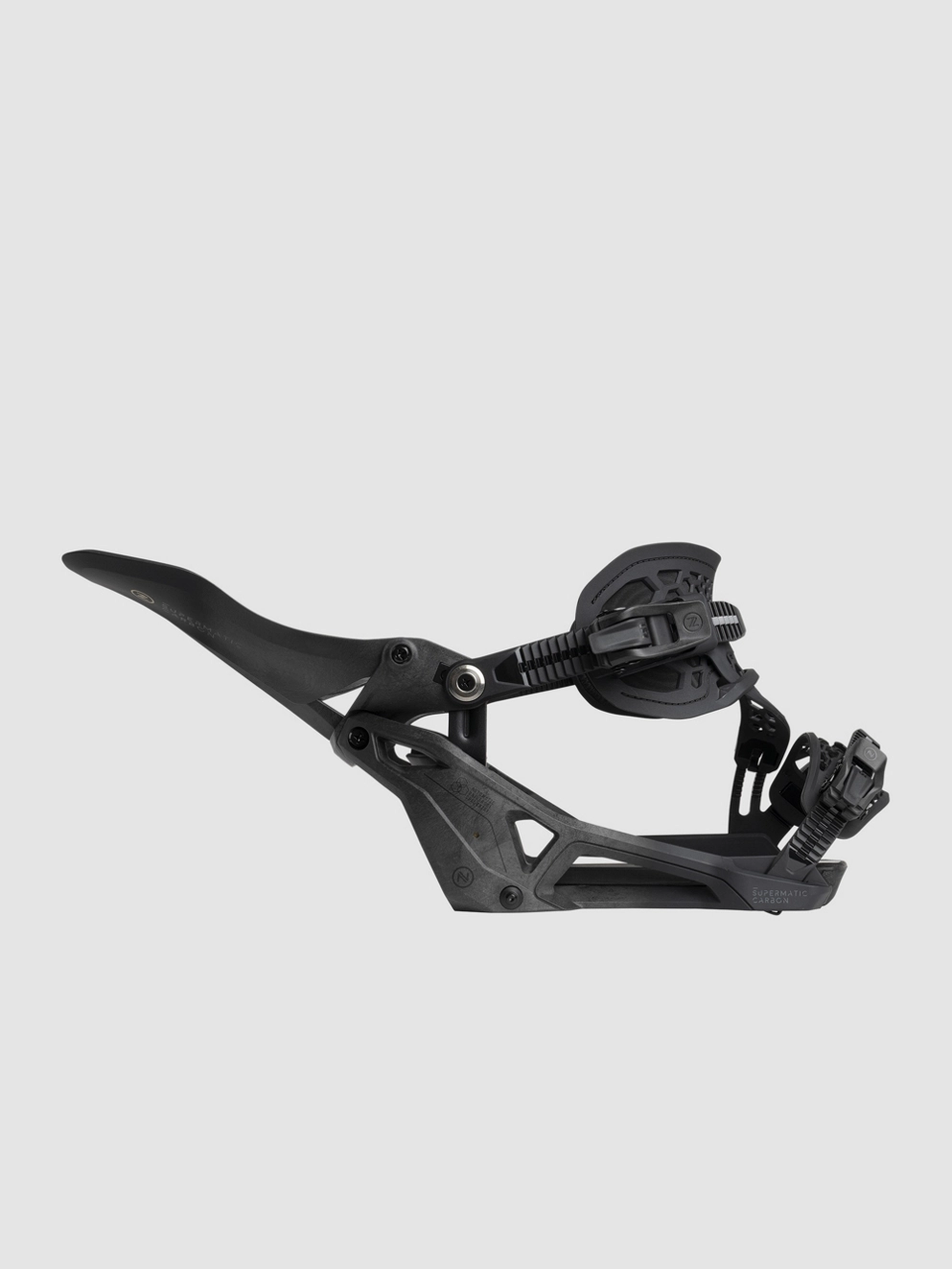 Nidecker Supermatic Carbon 2025 Snowboard Bindings black