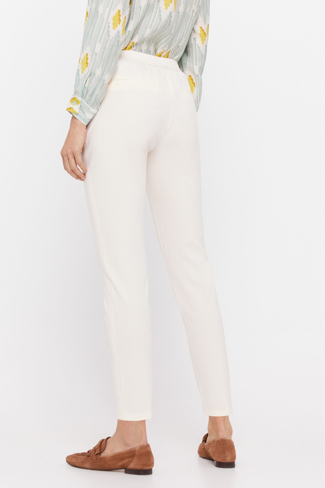 Calças skinny - Marfim