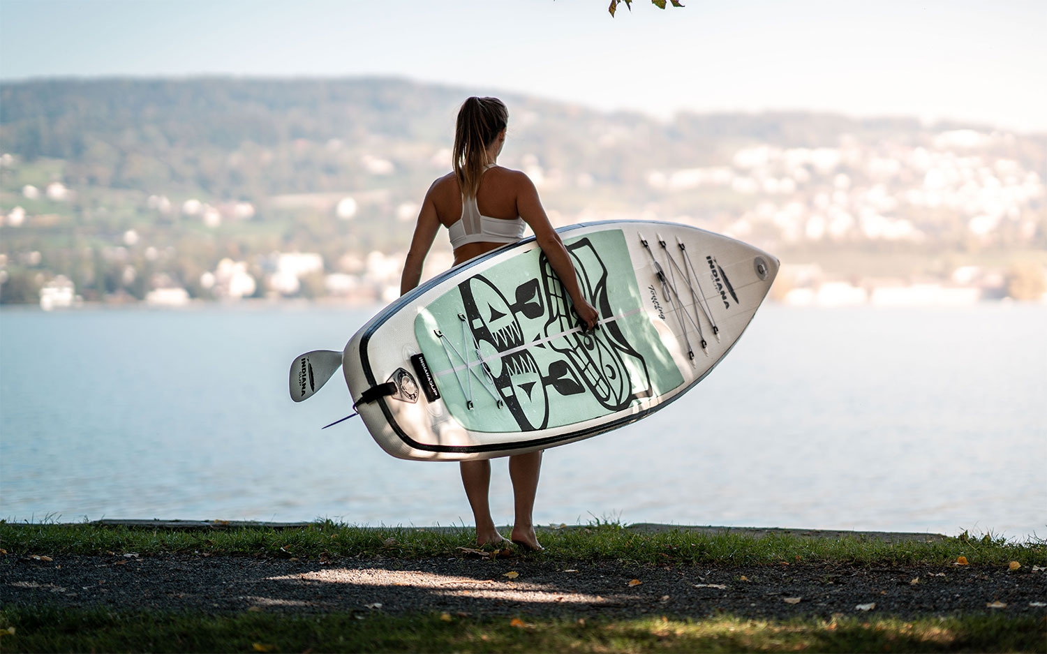 Indiana SUP Touring Lite 11 6 aufblasbares Stand Up Paddling-Board inkl. Luftpumpe
