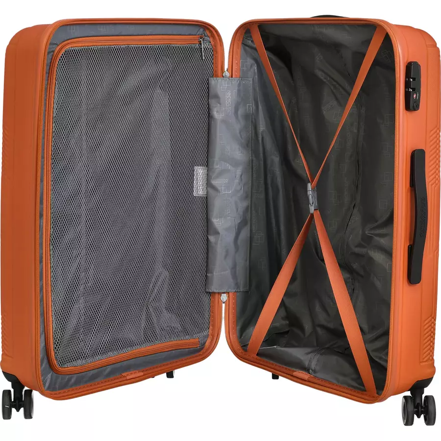 American Tourister SunChaser - 4-Rollen-Trolley M 68 cm copper orange