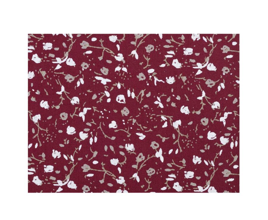 Chemise Rouge Sombre imprimée motif Taupe - MÉDÉRIC