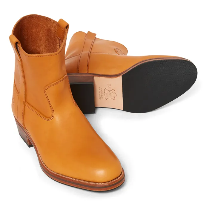 La Botte Gardiane Bottines Tiers Gardian Cuir Gras | Naturel