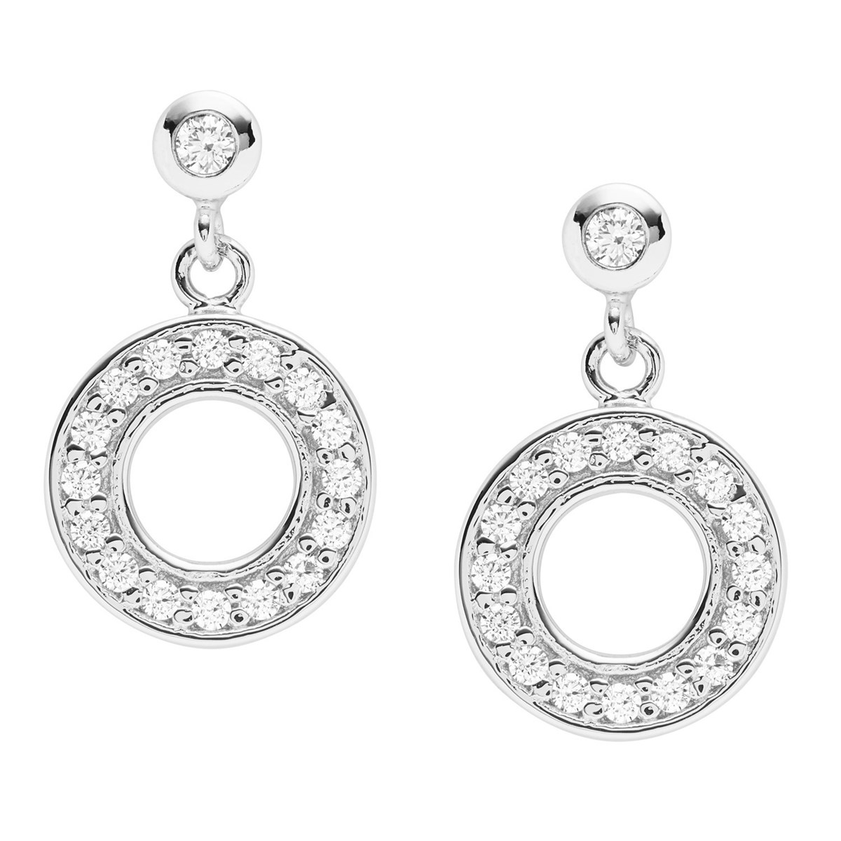 Boucles d'oreilles Fossil disques