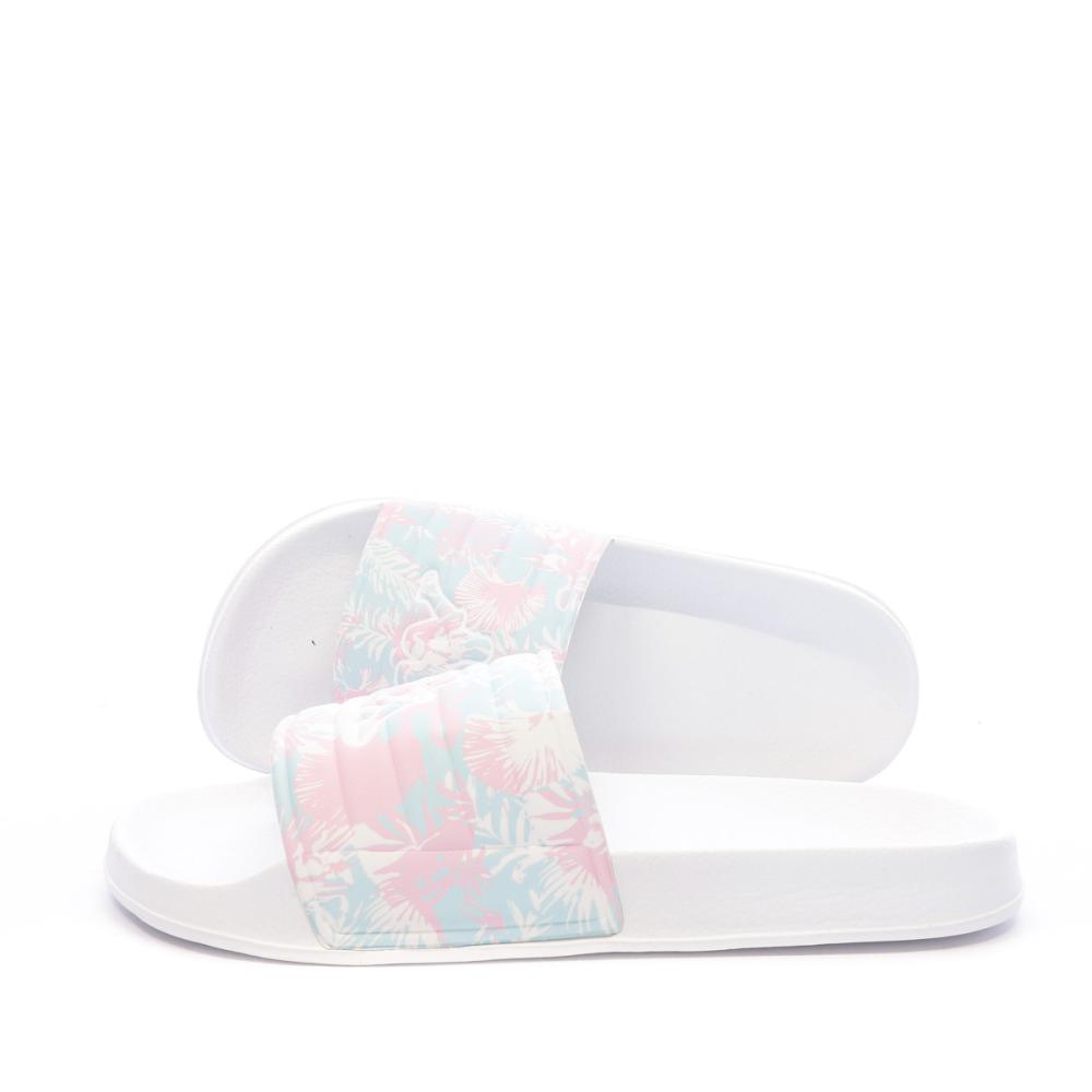 Kappa Claquettes Bleu/Blanc Fleuri Fille/Femme Kappa Nolesit