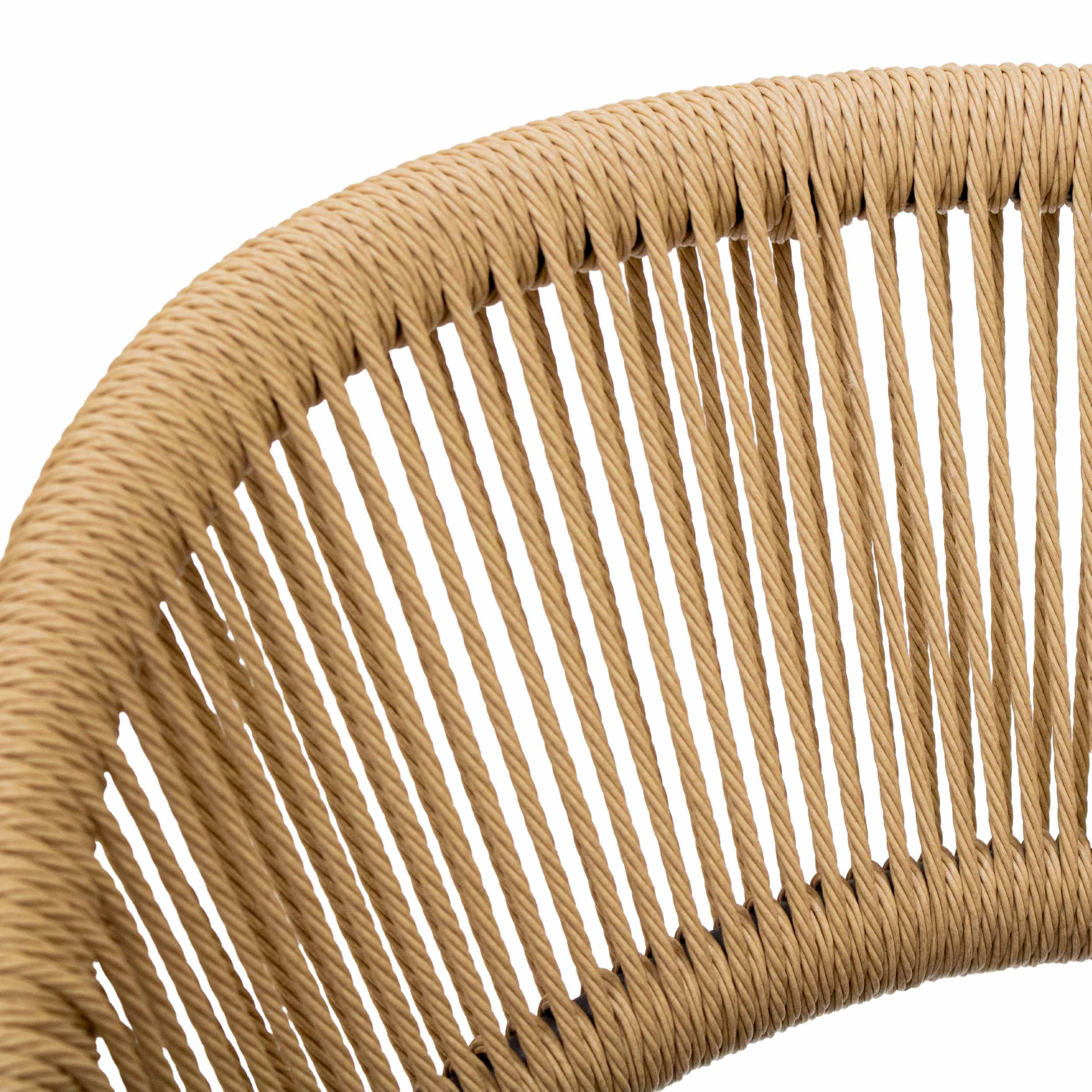 Kick Tuinstoel Coco - Zwart/beige