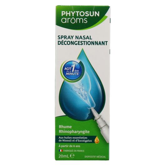 Phytosun Arôms Spray Nasal Décongestionnant 20 ml
