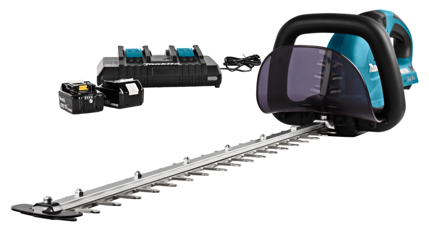 Makita DUH651PT2 LXT 2x18V Li-Ion accu heggenschaar set (2x 5,0Ah) - 650 mm
