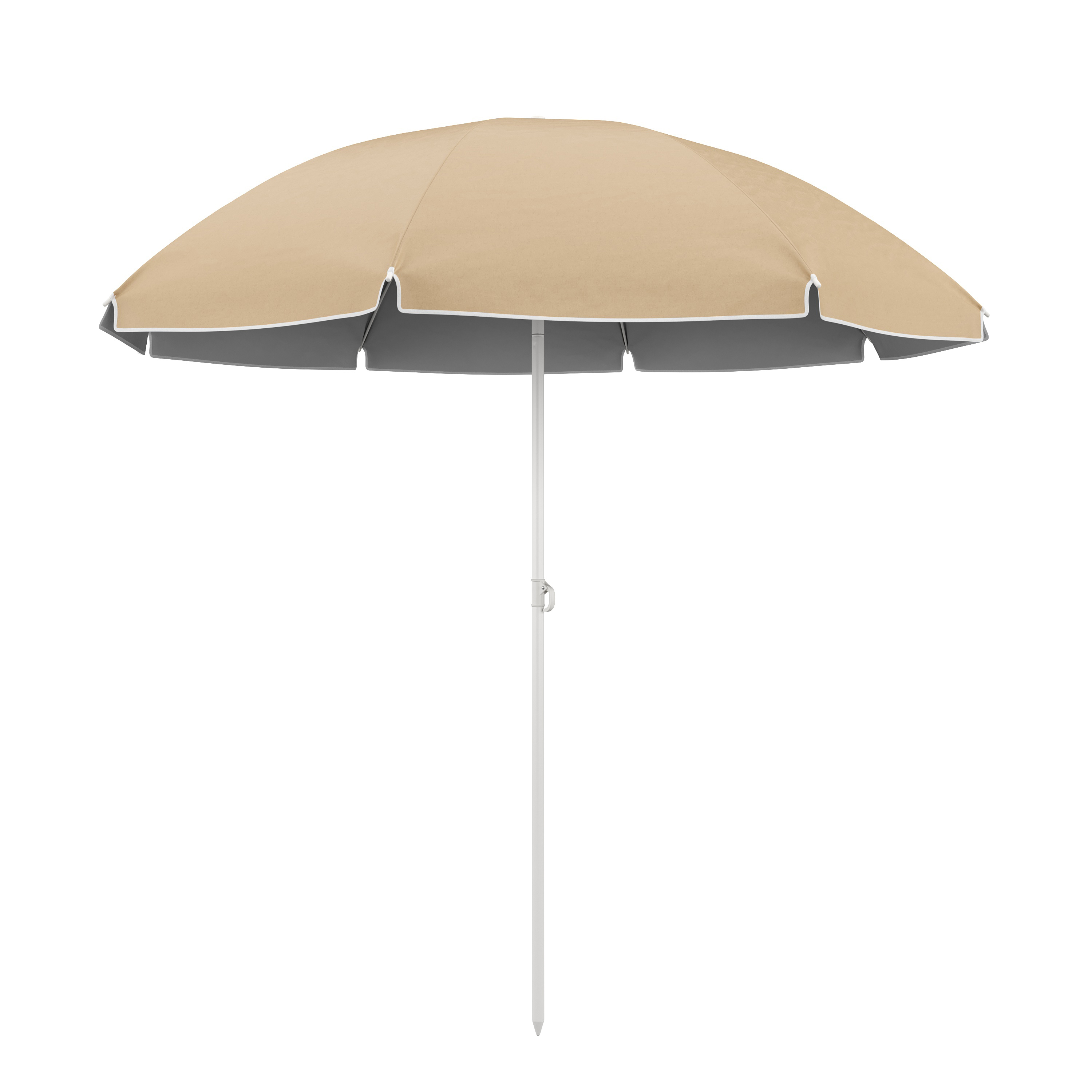 Sonnenschirm Strandschirm PAL 180 cm hellbraun