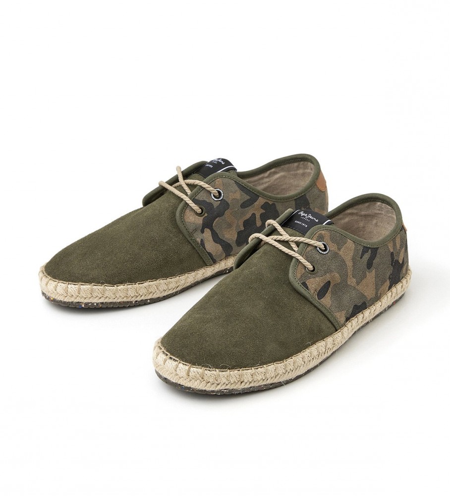 Tênis Pepe Jeans Blucher Tourist Classic de couro verde