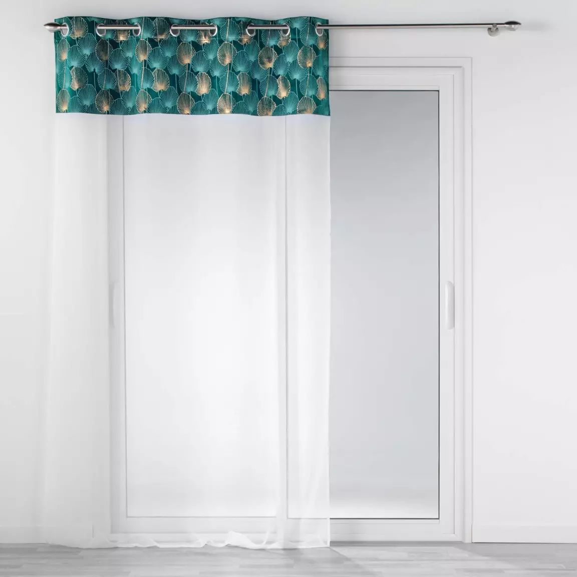 Voilage œillets (140 x 240 cm) Clairine Vert émeraude