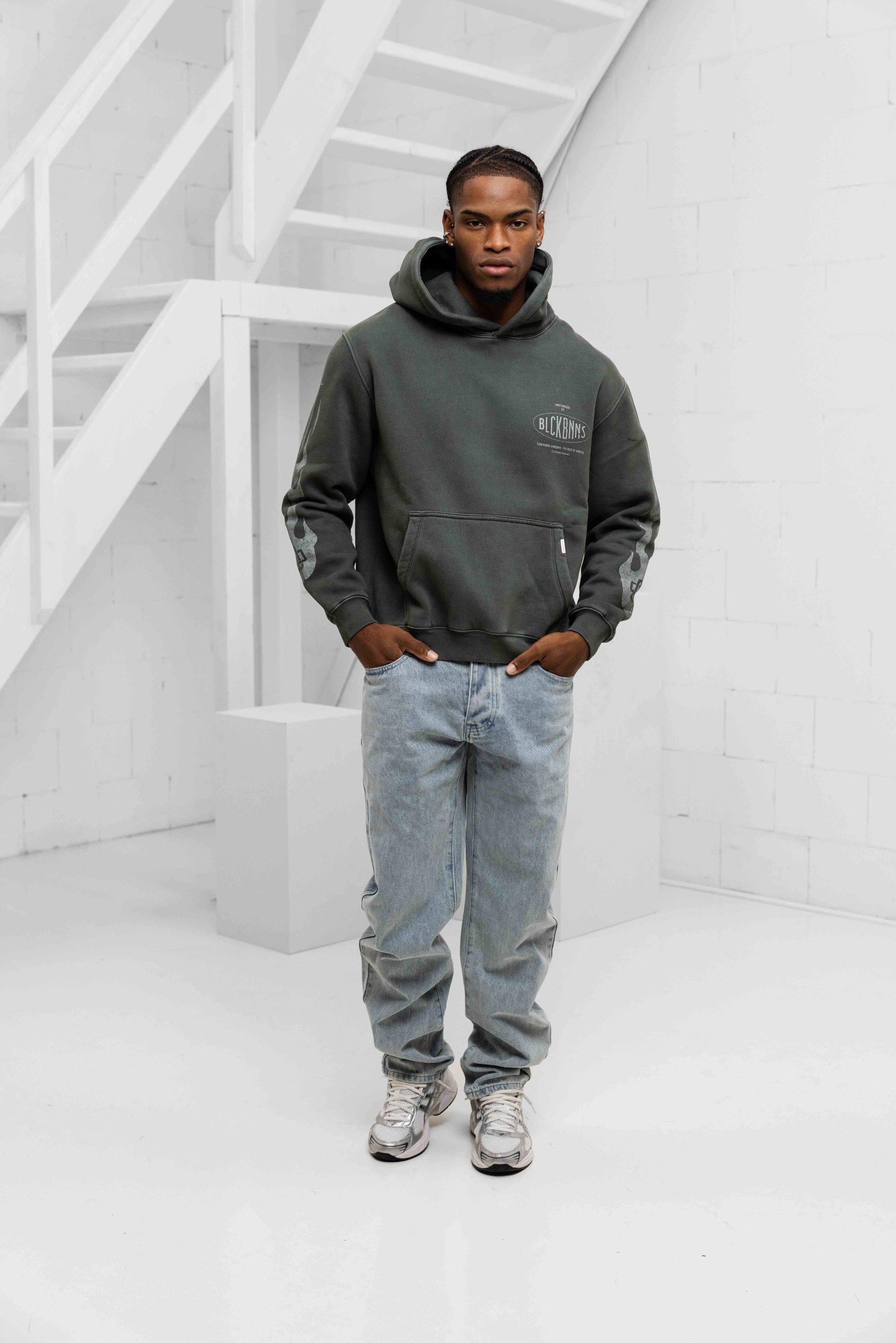 Project x Paris Loose Jeans Heren Lichtblauw