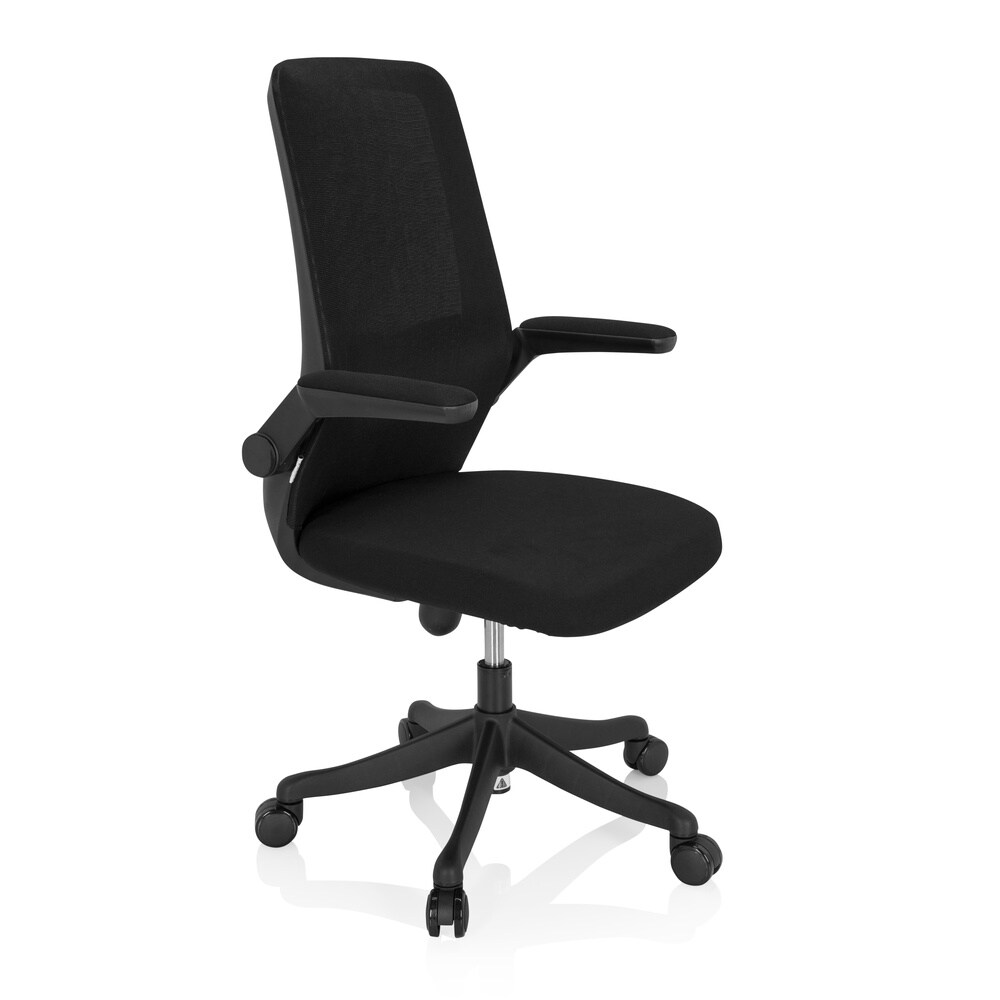 Home Office Bürostuhl MIKO B Stoff/Netzstoff mit Armlehnen hjh OFFICE